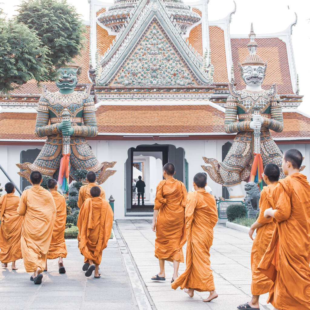 A group of Buddhist monks